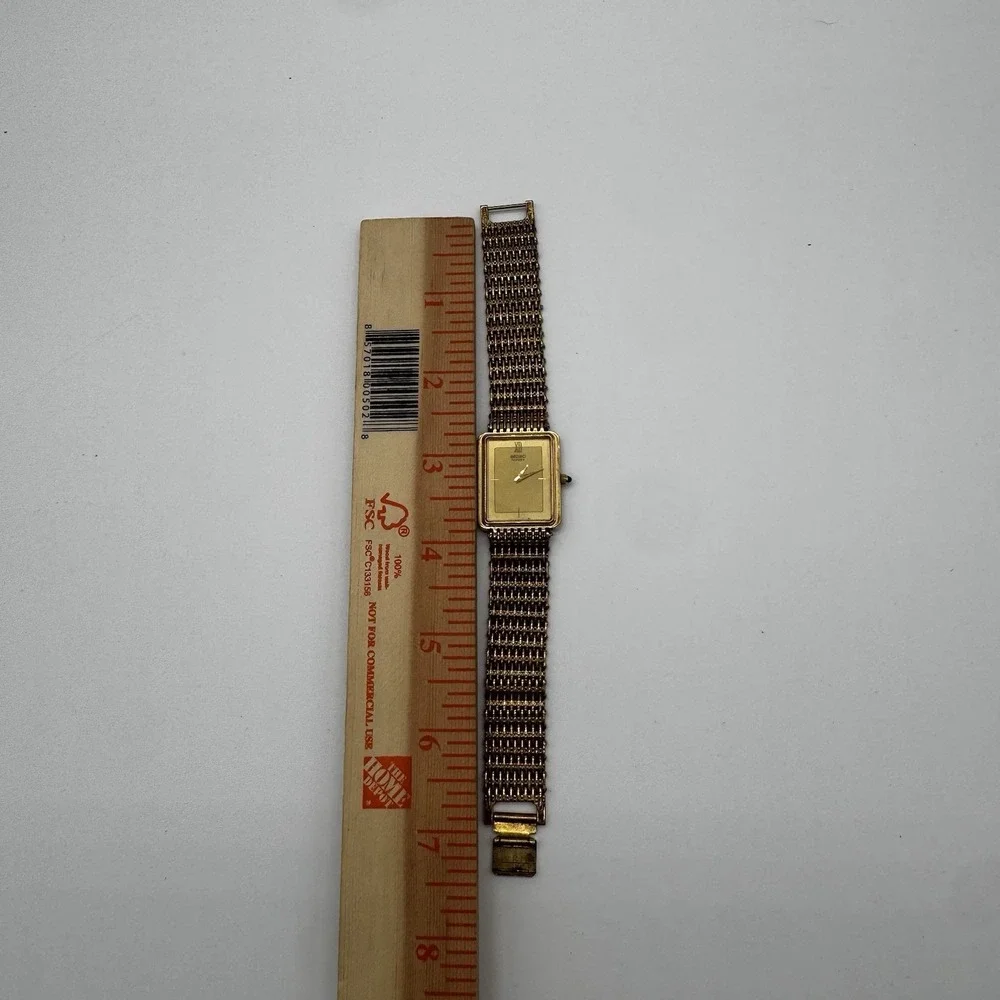 Rare Vintage 80's SEIKO   9020-5119  quartz Gold Original Band Japan IT WORKS - Picture 6 of 6